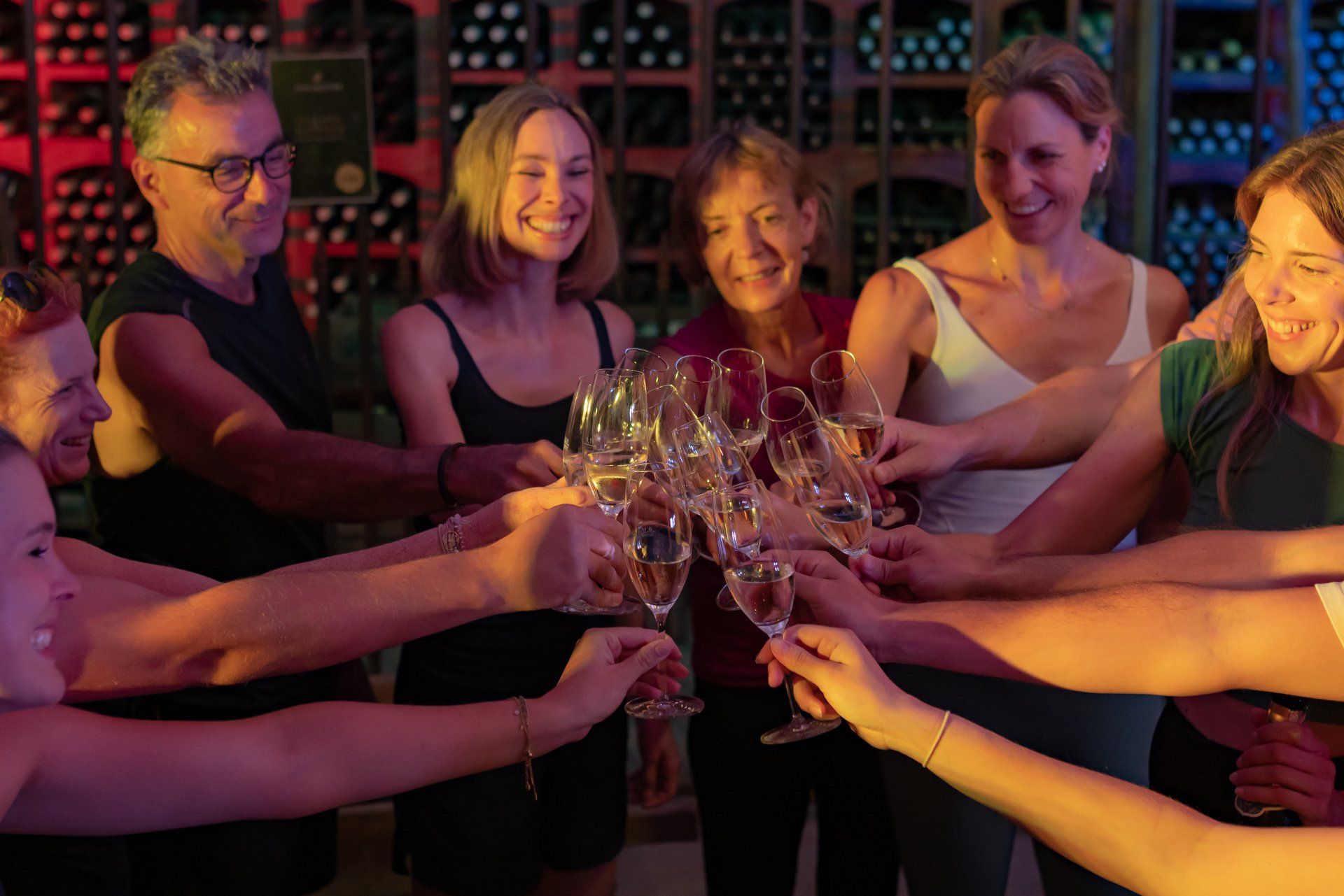 WineYoga Exklusiv in der Vinothek